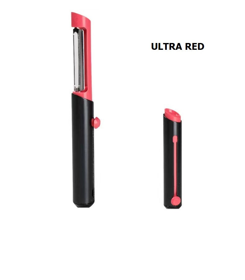 Multifunctional Long handle portable lipstick shape Fruit and Vegetable peeler